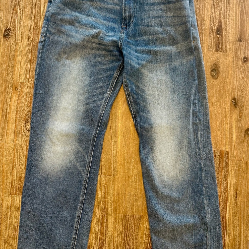 Express Classic Blue Straight Jeans